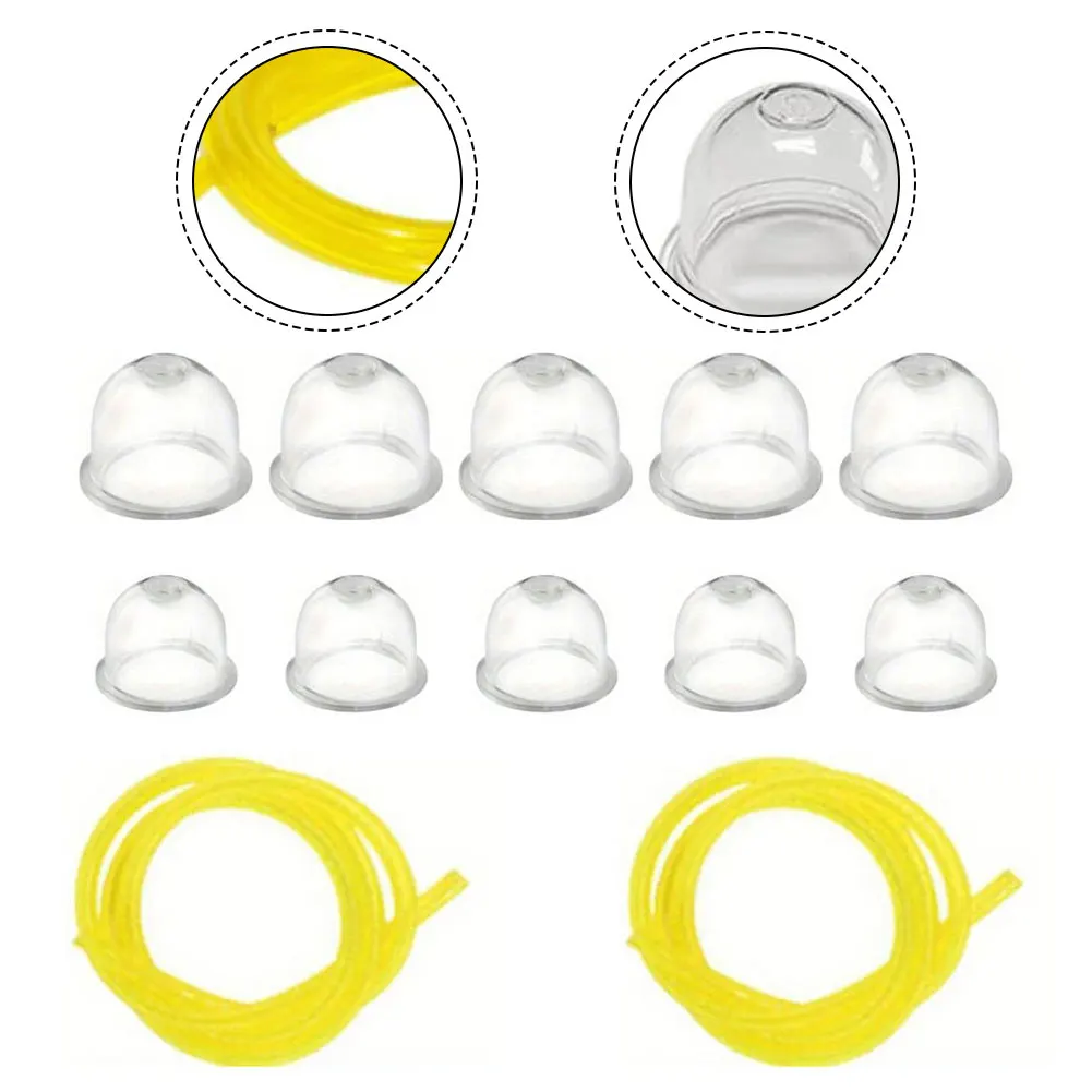 Fuel Line Kit For Primer Bulbs And Oil Pipe Compatible With Poulan/Echo/SL Chainsaws Trimmers Blowers Lawn Mowers Snow Blowers