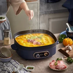 Bear DHG-P70B1 Electric Hot Pot - Large Capacity. Non-stick Electric Cooking Pot. Multi-function Electric Frying Pan. 7L.