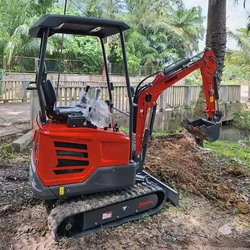 Miniexcavadora EPA de 1,8 toneladas a la venta, orugas hidráulicas, 2000 kg, precios de excavadora pequeña, fábrica de China, miniexcavadoras de 2 toneladas personalizadas