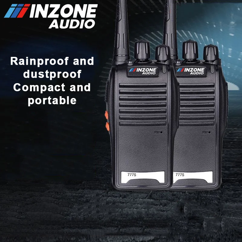 INZONE AUDIO 777S جهاز اتصال لاسلكي لاسلكي عالي الطاقة خارجي كلاسيكي طويل الاستعداد لمطعم الفندق
