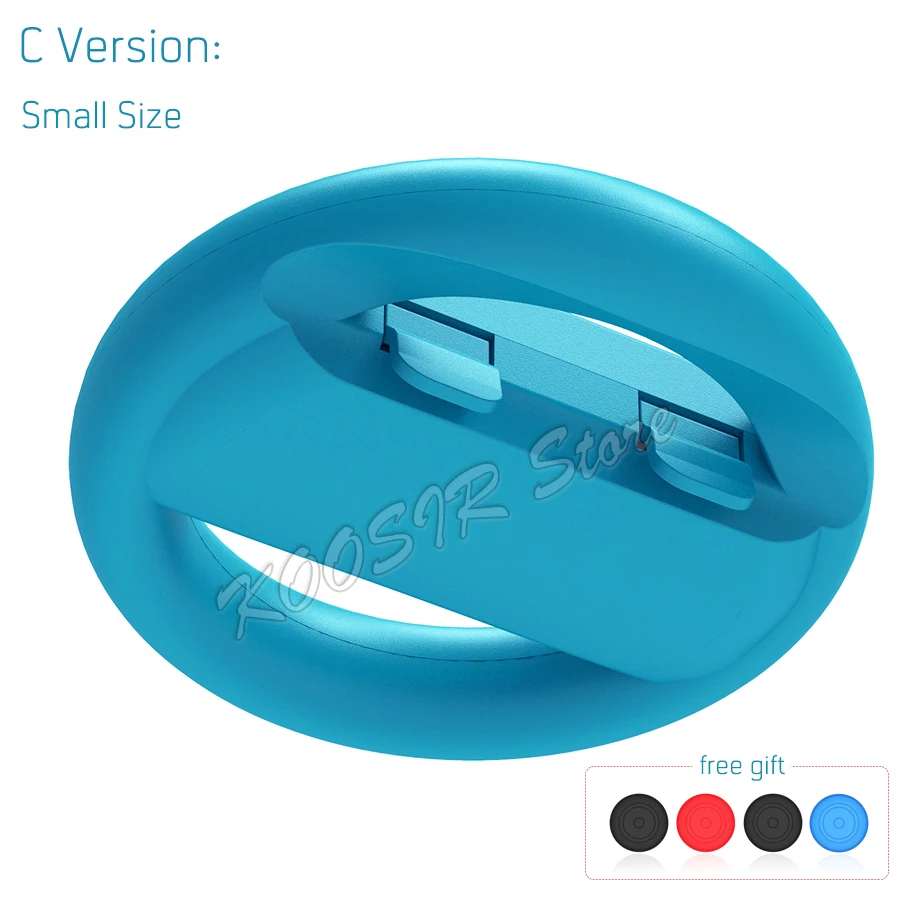 جديد 2 قطعة نينتندو التبديل الألعاب سباق عجلة القيادة قبضة مجموعة 4 Joycon سيليكون قبعات ل نينتندو سويتش OLED Joy con غمبد