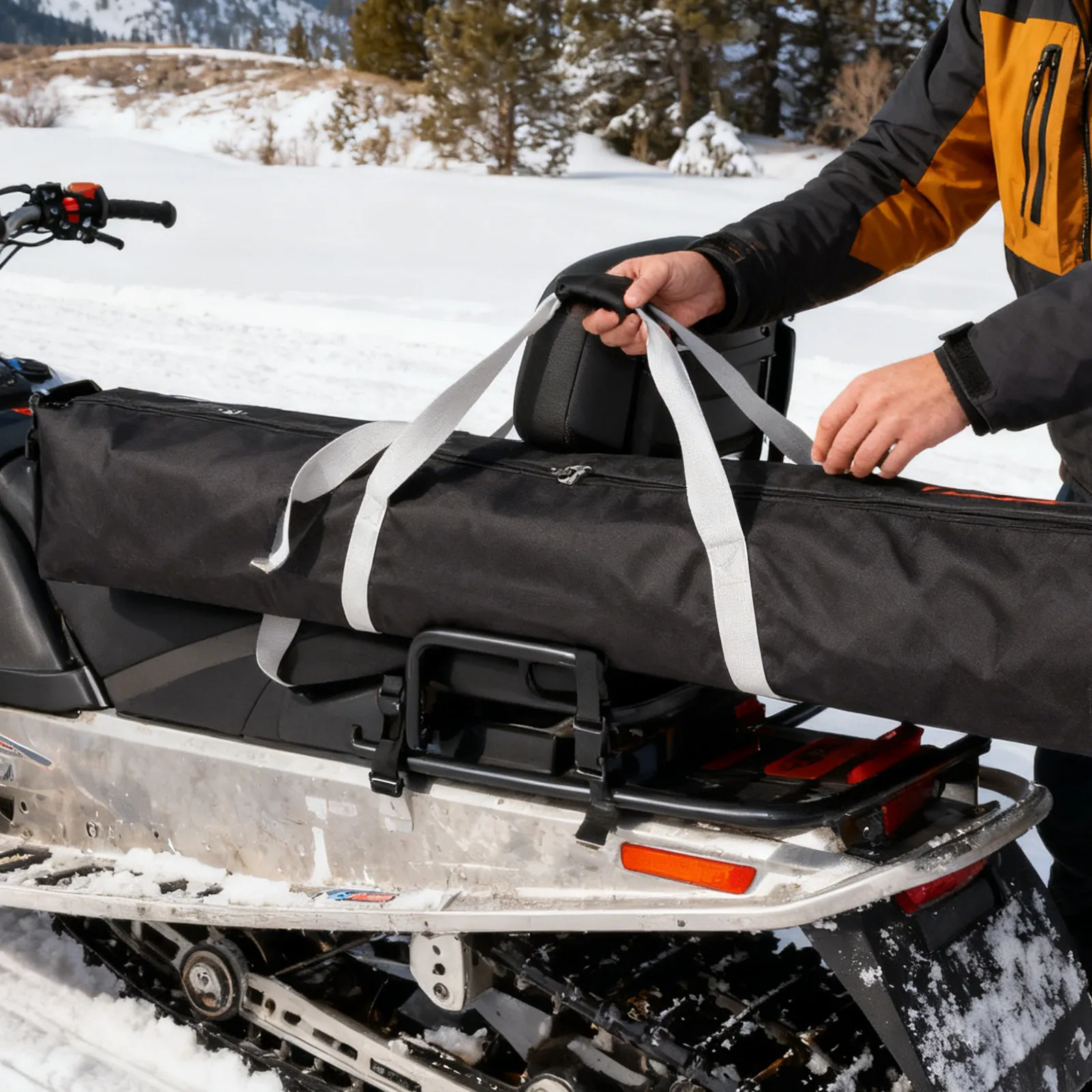 

Snowboard Storage Bag Travel Snowboard Case Waterproof Heavy Duty Protective Padding Spacious 72.7x12.97 Inch for Air Travel