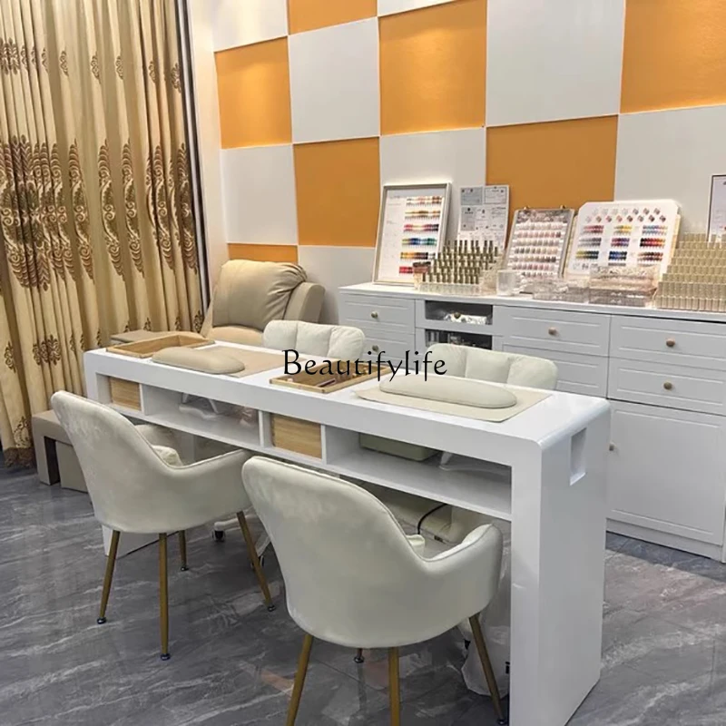 

Nordic Design Nail Tables With Drawers Simple Modern Glamour Manicure Tables Elegant Universal Table Ongle Manucure Furniture