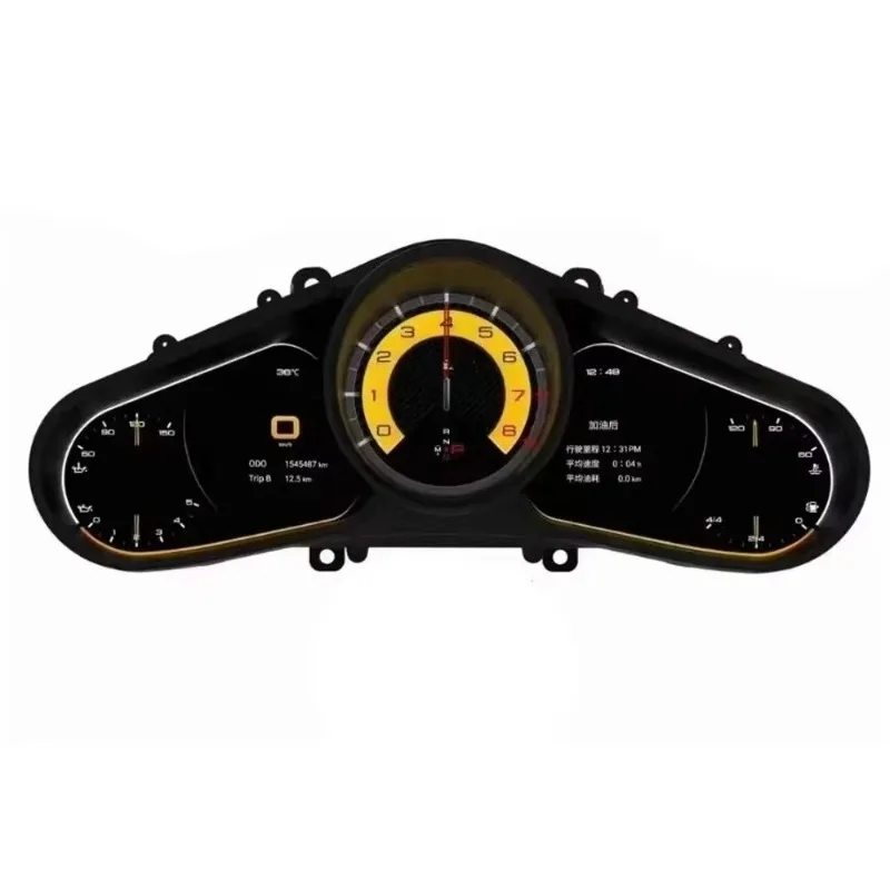 Car LCD Digital for Porsche Cayenne 2011-2017 Original LCD Stereo Virtual Speedometers Dashboard Player Linux System LHD