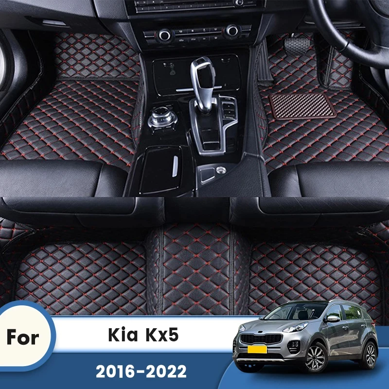 Alfombrillas impermeables para coche, juego completo de alfombrillas personalizadas para Kia KX5, 2022, 2021, 2020, 2019, 2018, 2017, 2016