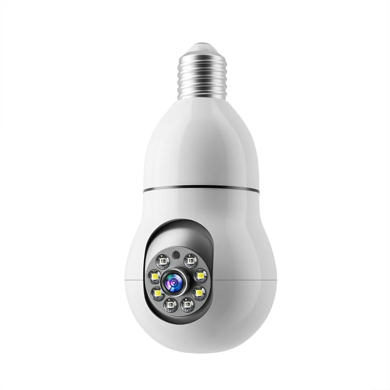 3MP 1296P YILOT App 2.4G&5G E27 Lamp Head Socket Wireless PTZ IP Dome Camera  AI Humanoid Detection Security CCTV Baby Monitor
