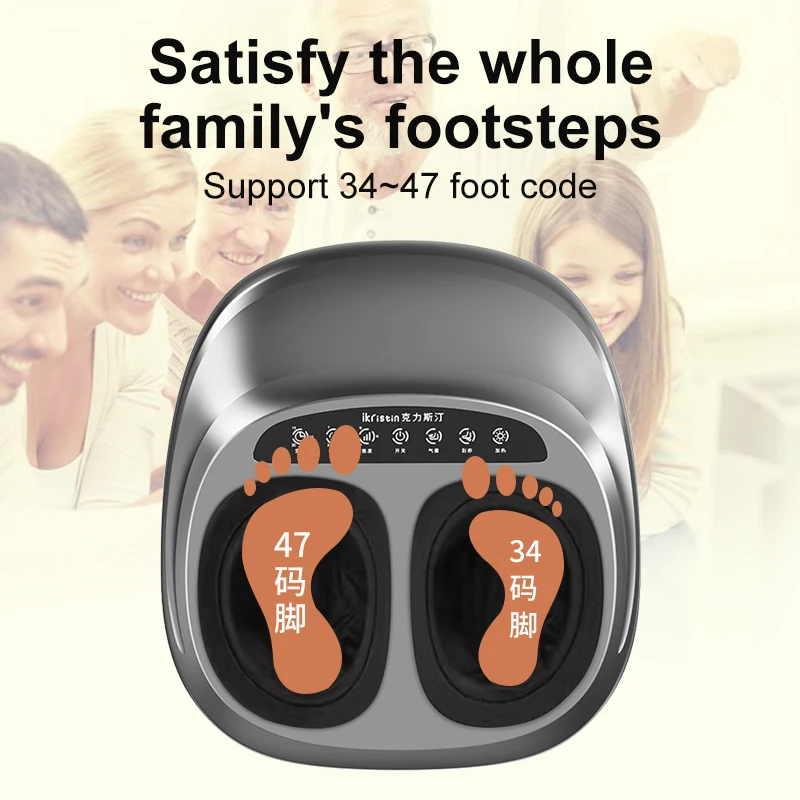 Foot Therapy Leg Massager Household Automatic Airbag Full Wrap Massage Electric Heating Kneading Foot Acupressure Massager