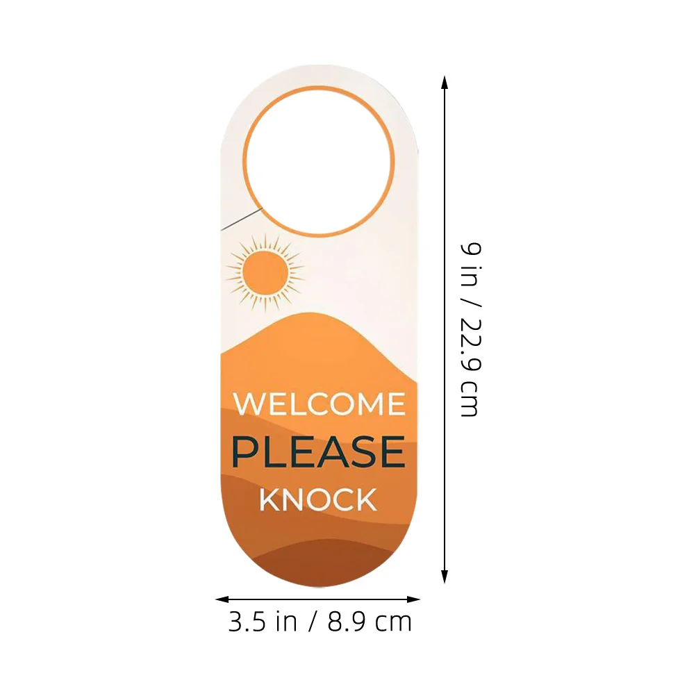 2 قطعة لا تزعج علامة على الوجهين مقبض الباب شماعات لغرفة الفندق مكتب غرفة نوم ترحيب يرجى طرق الخصوصية متعددة الوظائف #5