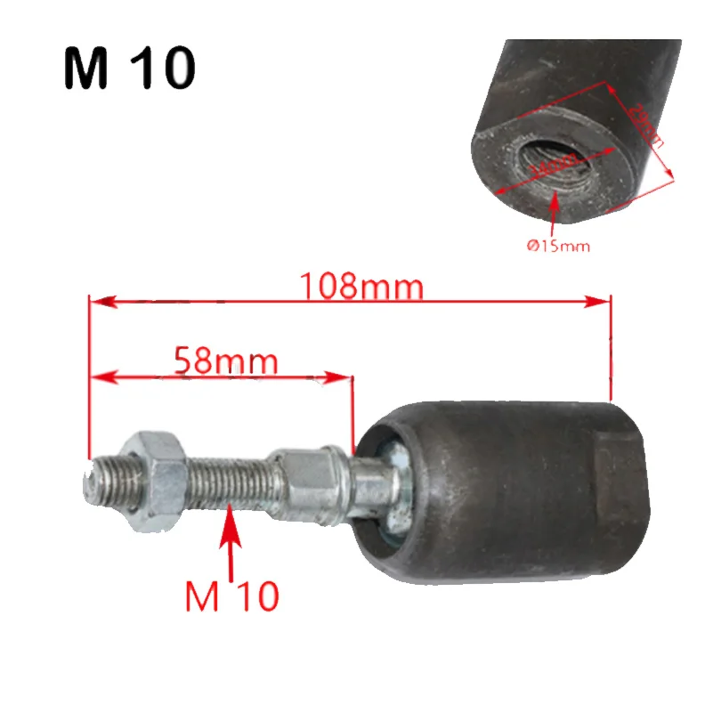 كارت مركبة M10/M12-M14 مجموعة وصلات كروية مناسبة للصين والعتاد الرف ترس نهاية أطقم عربات التي تجرها الدواب الذهاب توجيه UTV ATV أجزاء