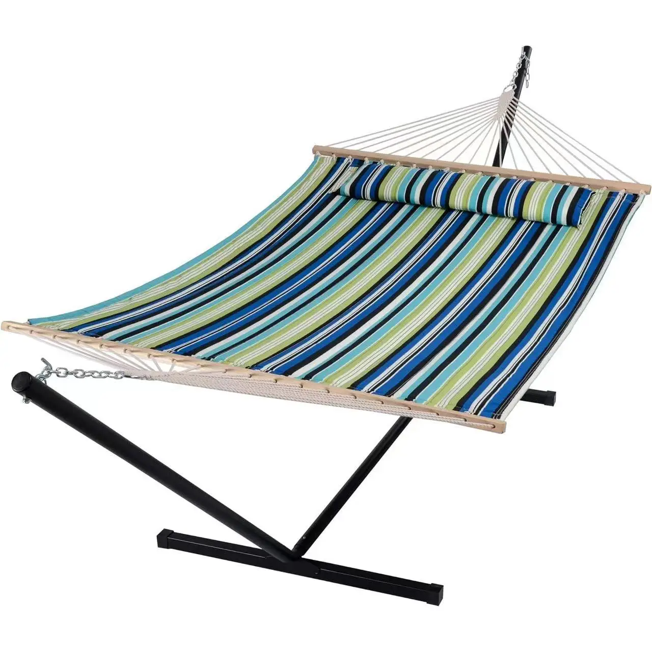 Portable Outdoor & Indoor Hammock With Metal Hammock Stand Double Person hammock