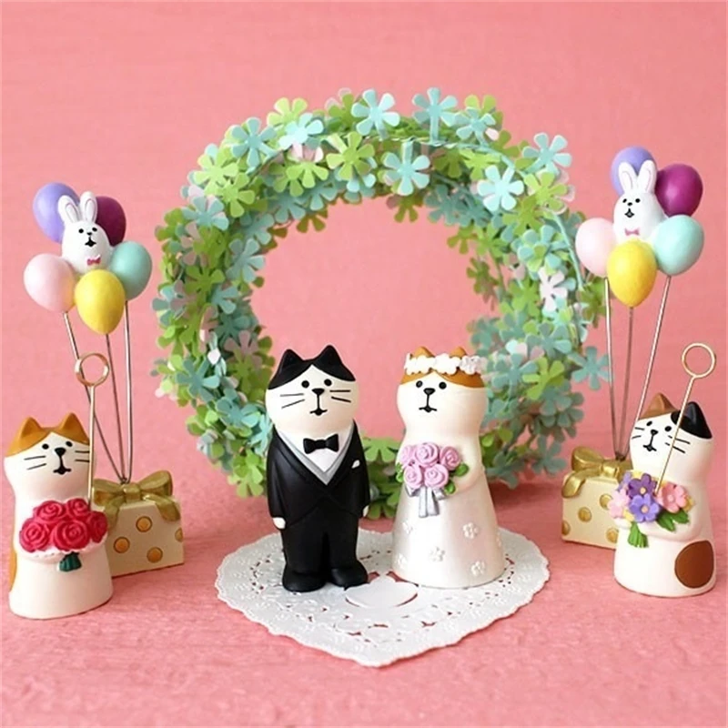 DIY Mini Wedding Arch Toy Zakka Japanese Style Wedding Ceremony Ornaments Japanese Grocery Cute Resin Handicraft Ornaments