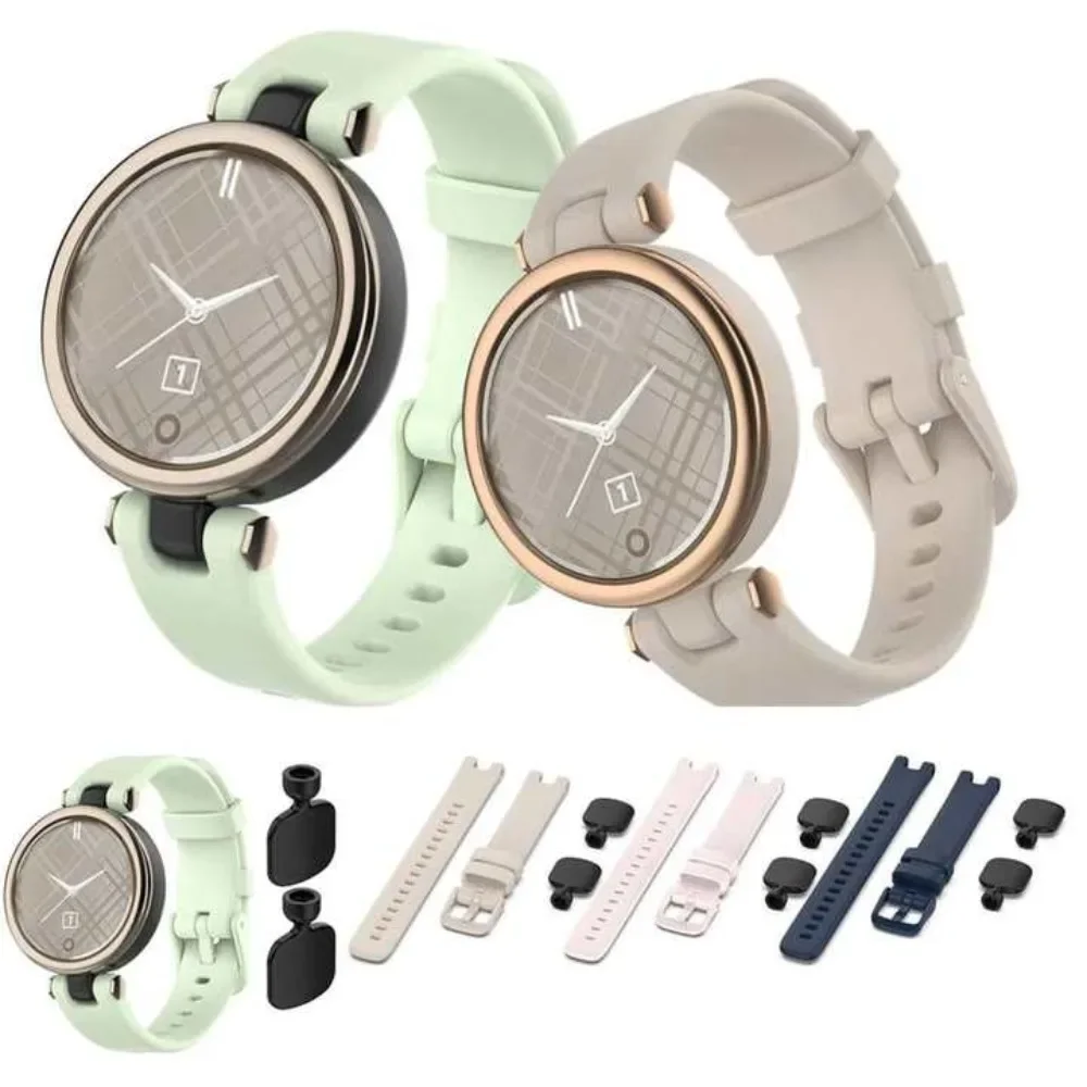 Correa de silicona para reloj Garmin Lily para mujer, correa de repuesto deportiva, pulsera de Fitness a la moda, accesorios de reloj