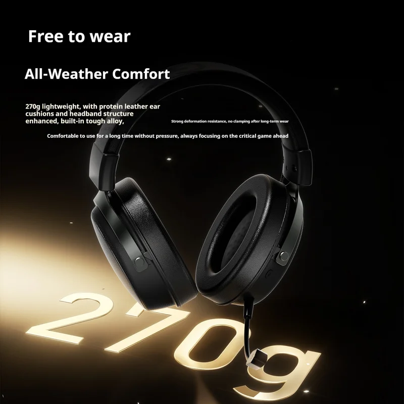 ATK N9 سلسلة سماعة الألعاب اللاسلكية رباعية الوضع 53 مللي متر ديناميكية سائق سماعات ثلاثية الأبعاد المحيطي المكاني الصوت مرحبا فاي سماعات الموسيقى