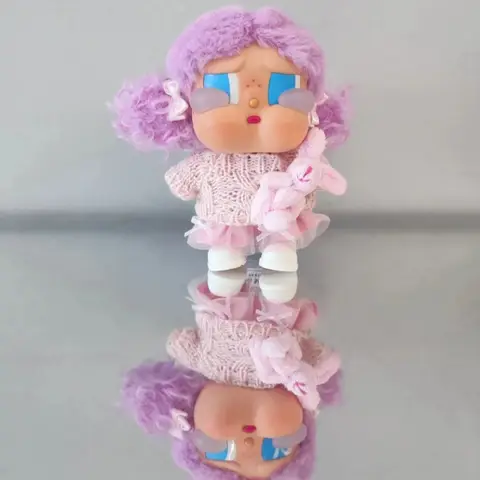 Winter Sweater Tutu Skirt For CRYBABY Vacation Mode On Doll Clothes For crying baby Doll Outfit Clothing Accessories