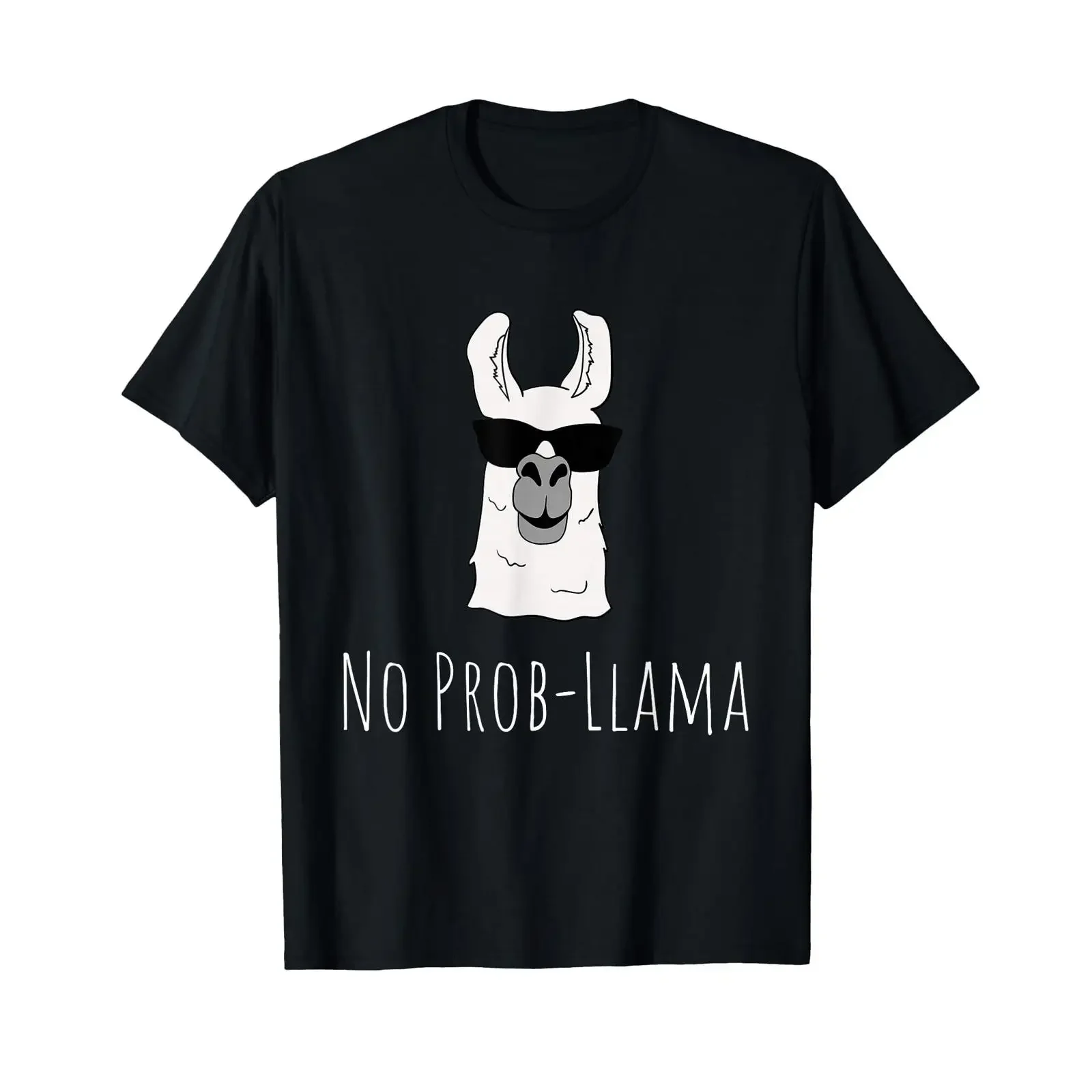 Kein Problem, Llama-Problem, süß, lustig, cool, Alpaka-T-Shirt, Vintage, gewaschen, bequeme Designerkleidung, atmungsaktiv, vielseitig, leicht