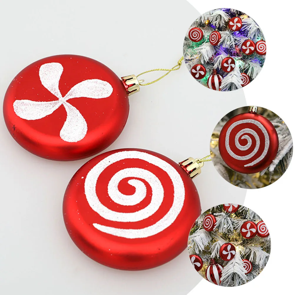 

8Pcs Christmas Tree Pendants Xmas Tree Decorations Practical Hanging Decor for Festive Season Xmas Party Ornament