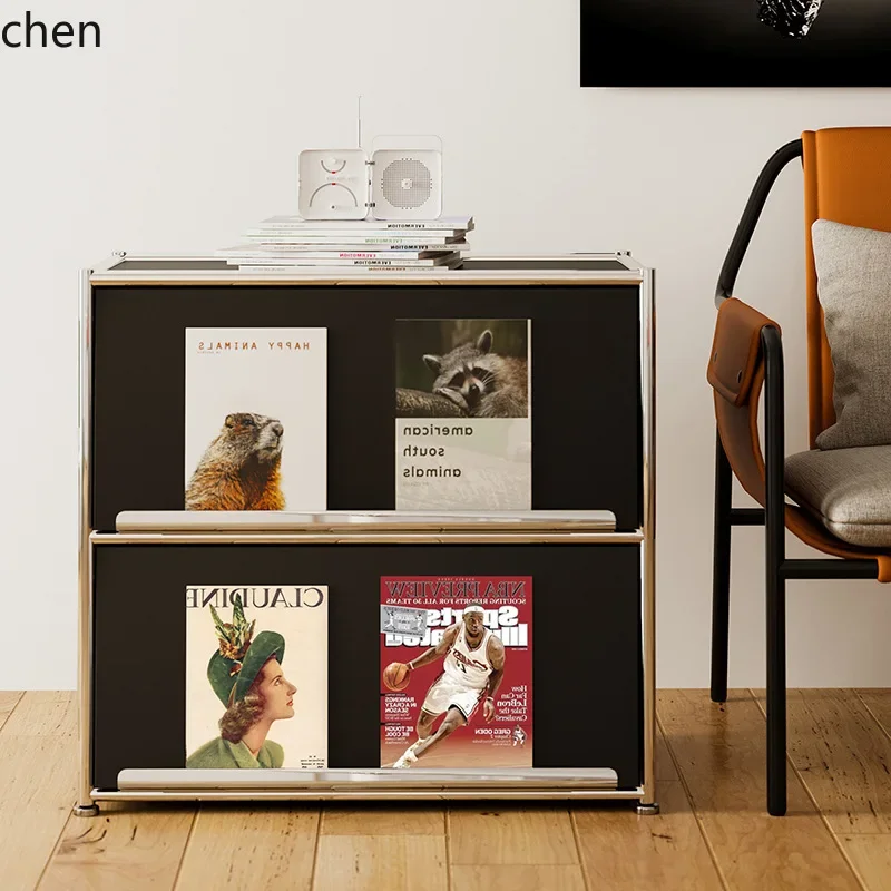 TQH7.2  Steel Modular Combination Vintage Storage Cabinet Multifunctional Organizer Sofa Side Cabinet Sideboard