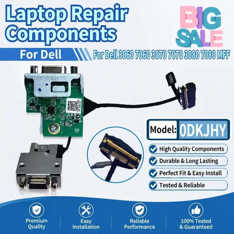 90% New For Dell  3060 7070 3080 7080 7060 3070 MFF Serial Port Module CN-0DKJHY 0DKJHY DKJHY