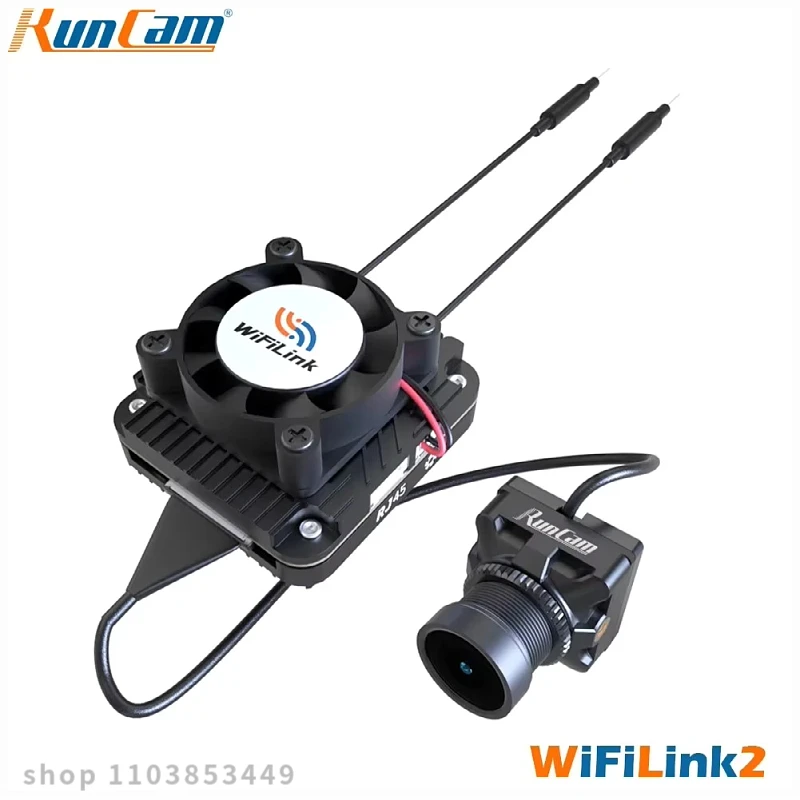 Neuer kabelloser RunCam WiFiLink2 WiFiLink2-G digitaler HD-FPV-Sender basierend auf OpenIPC mit 1080P FOV-Kamera für RC-Drohnen