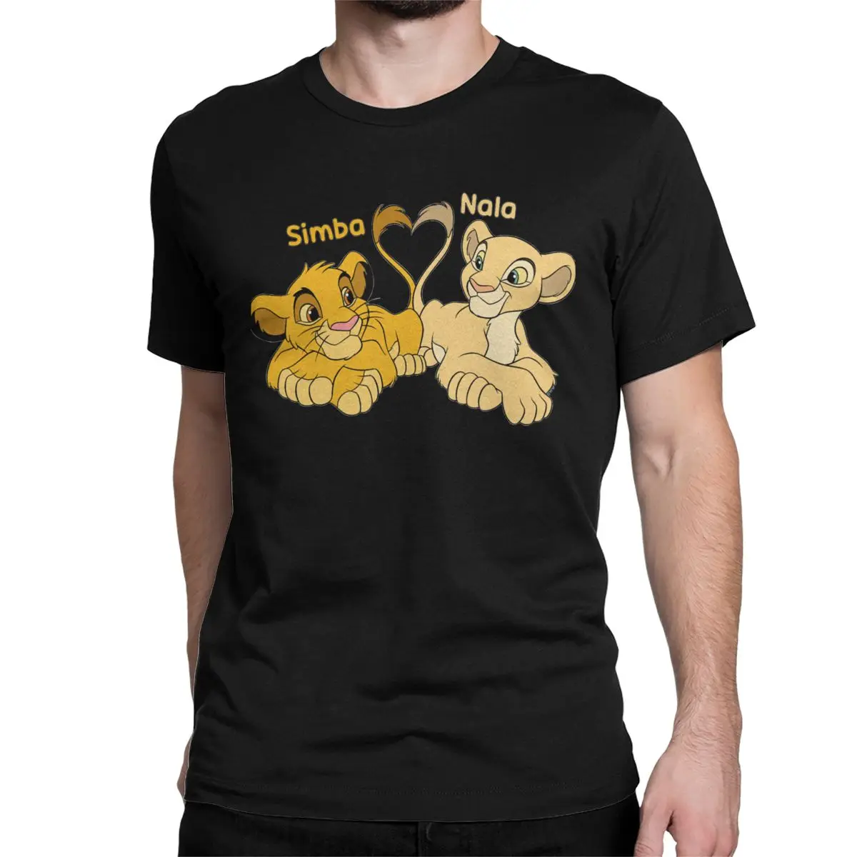 The Lion King Simba Nala Cartoon T Shirt Men Women 100% Cotton Novelty T-Shirt O Neck Tees Short Sleeve Tops Gift Idea