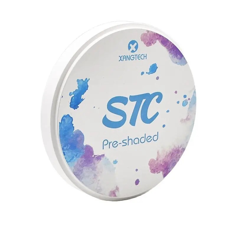 BL Colors STC dischi in Zirconia preombreggiati traslucenza 43% sistema aperto da 98mm per protesi e corone