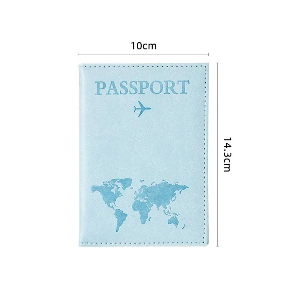 남녀공용 휴대용 PU 가죽 여권 커버, 방수 멀티 카드 문서 신용 카드 케이스, ID 카드 파우치