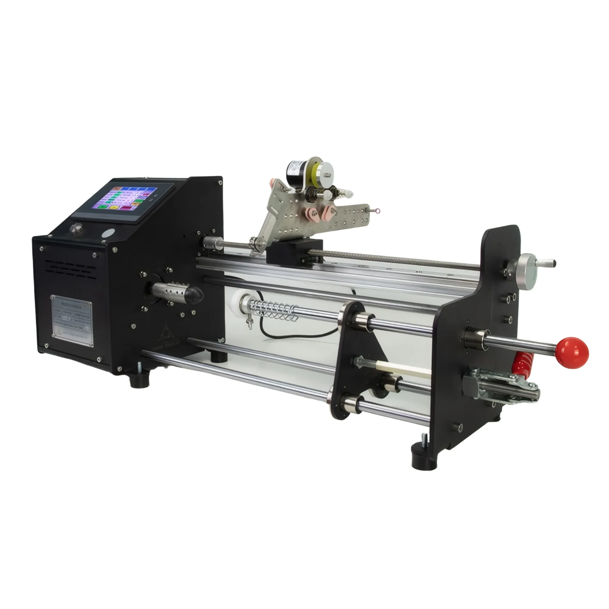 PWD-M-30 Fiber Optic Coiling Machine - Smart Touch Control for Drone Wires with Triple Protection System