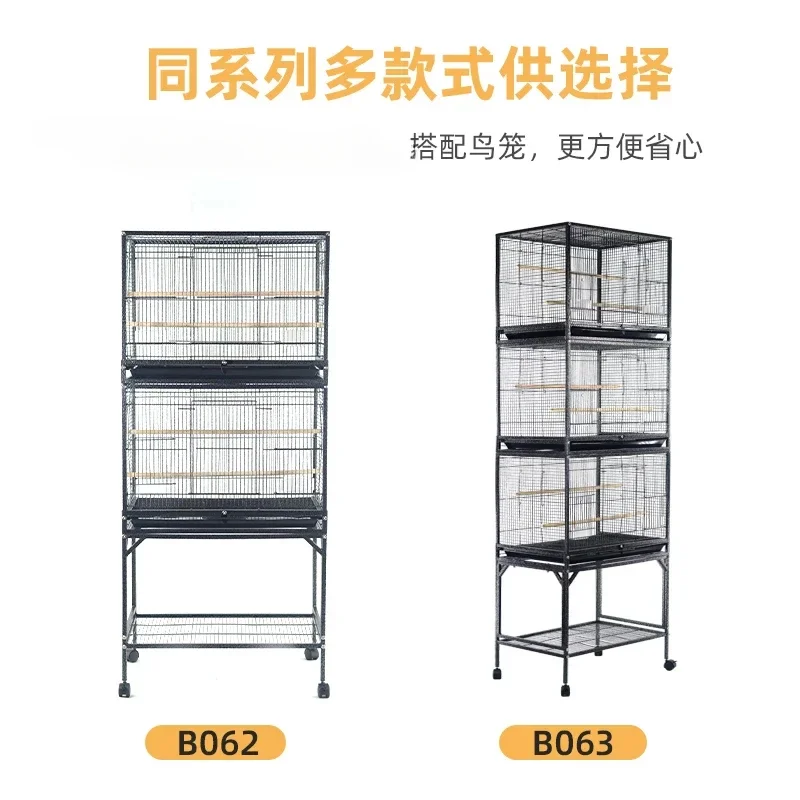 Outdoor Bird Carrying Cages Feeder Rolling Tray Iron Latch Cage For Parrots Boxes Fences Bird Accessories MQ50NL