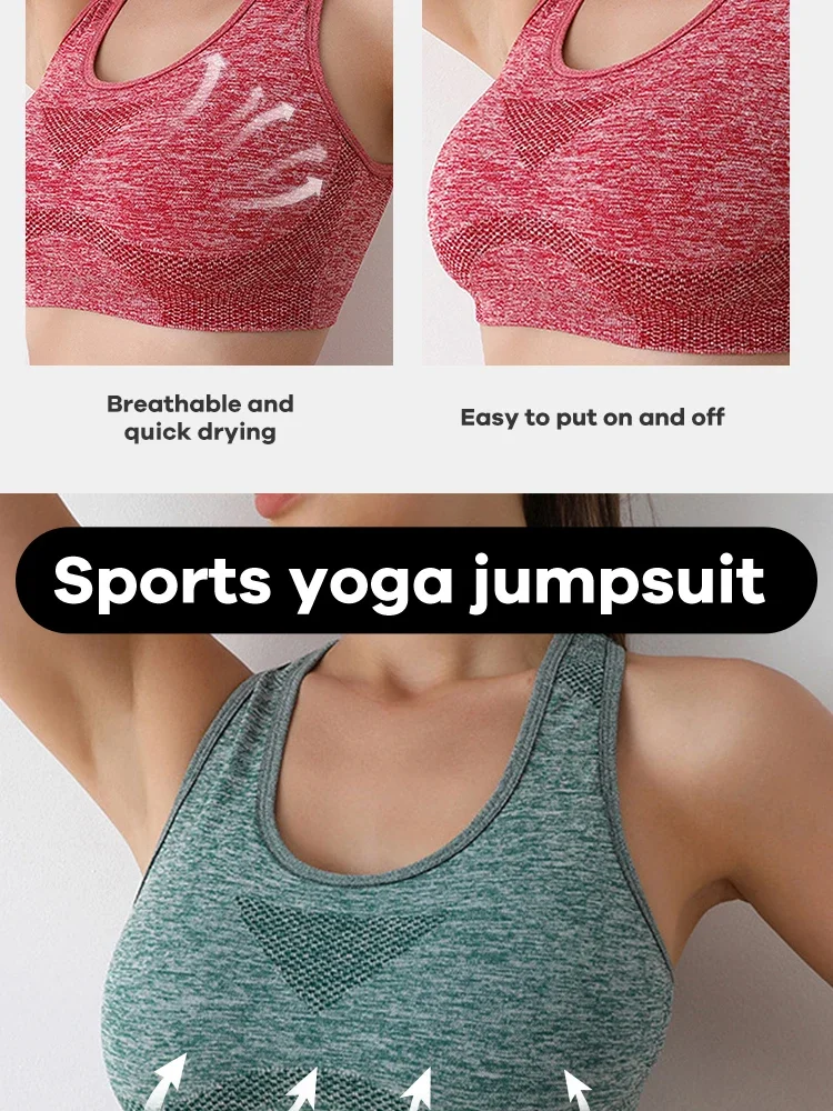 Atmungsaktiver Push-Up-BH für Damen, Sportunterwäsche, Laufen, Yoga, Fitness – Detail 4