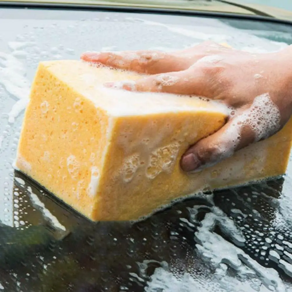 Esponja de lavado de coche útil, almohadilla de limpieza portátil de nido de abeja ligero, herramienta de limpieza de ventanas, esponja de cuidado de coche