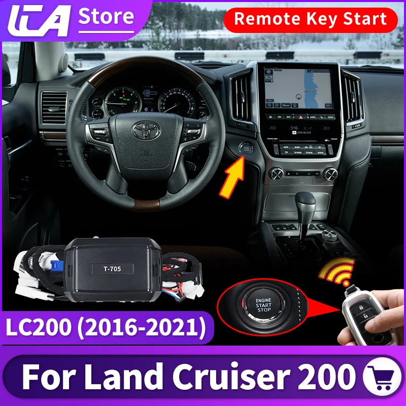 

Remote Key Starter,For Toyota Land Cruiser 200 2016-2021 2020 2019 Interior Upgraded Modification accessories,body kit LC200