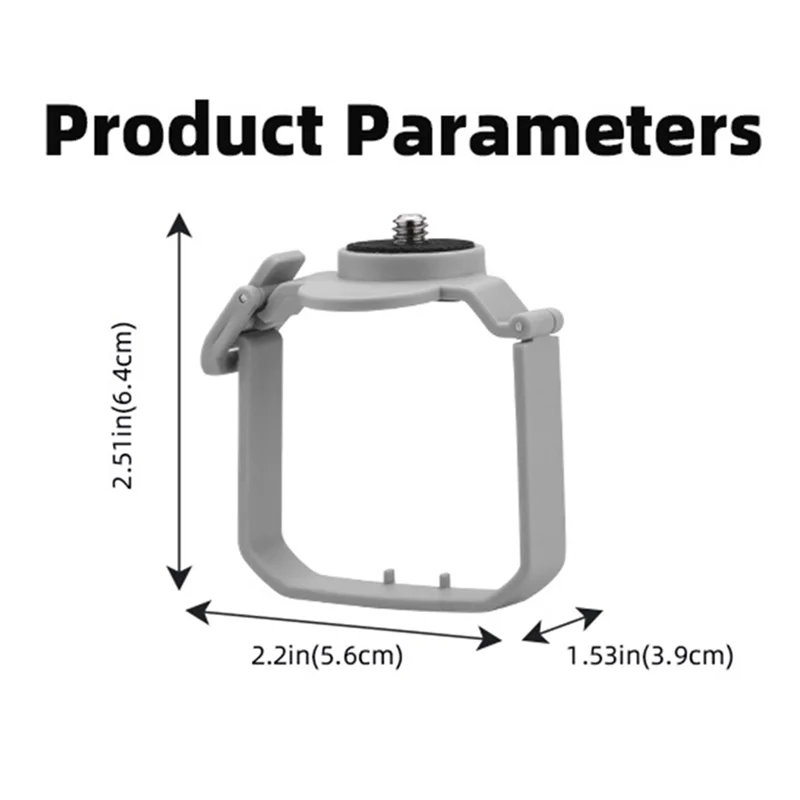 ELECT-For DJI MINI 4 PRO Upper Mounting Bracket For Panoramic Sports Mounting Bracket Action Camera Base Multifunctional Accesso