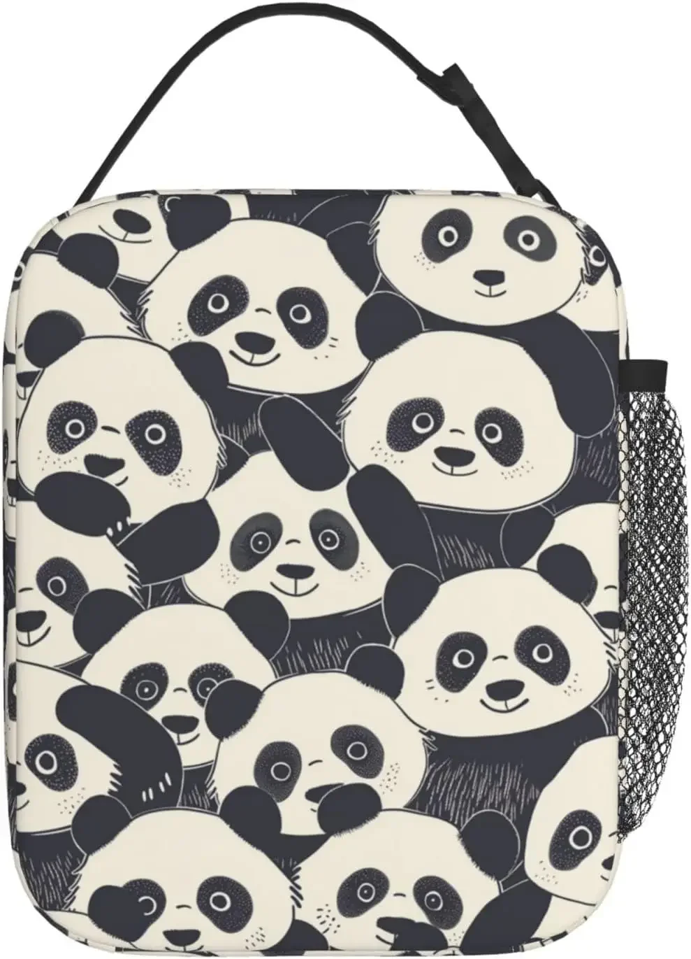 Panda Lunch Box for Girls Boys Animal Lunch Bag Cooler Tote Reusable Insulated Container Gifts for Picnic Travel Work School