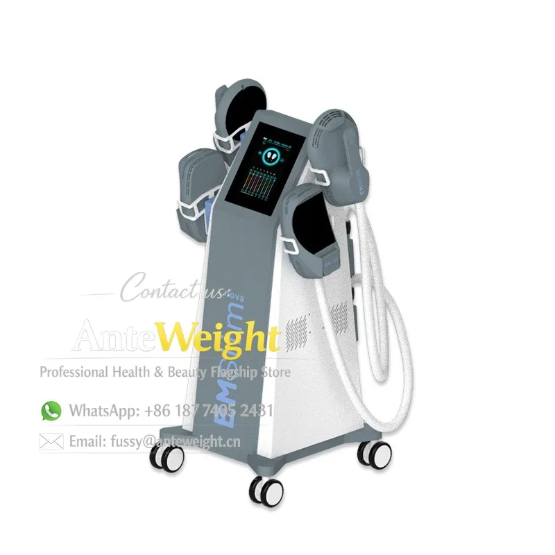 13 Tesla Hi-Met 6000W for ems Nova Neo RF Body Sculpting Machine 4 Handles EMS for Effective Weight Loss Spa-Shaping