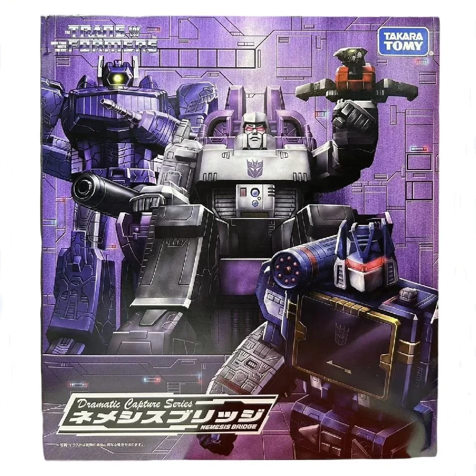 [In Stock] TAKARA TOMY Transformation Toy18CM Command Three Person Set Sound Wave Retribution Bridge Hobby Gift Japanese Version