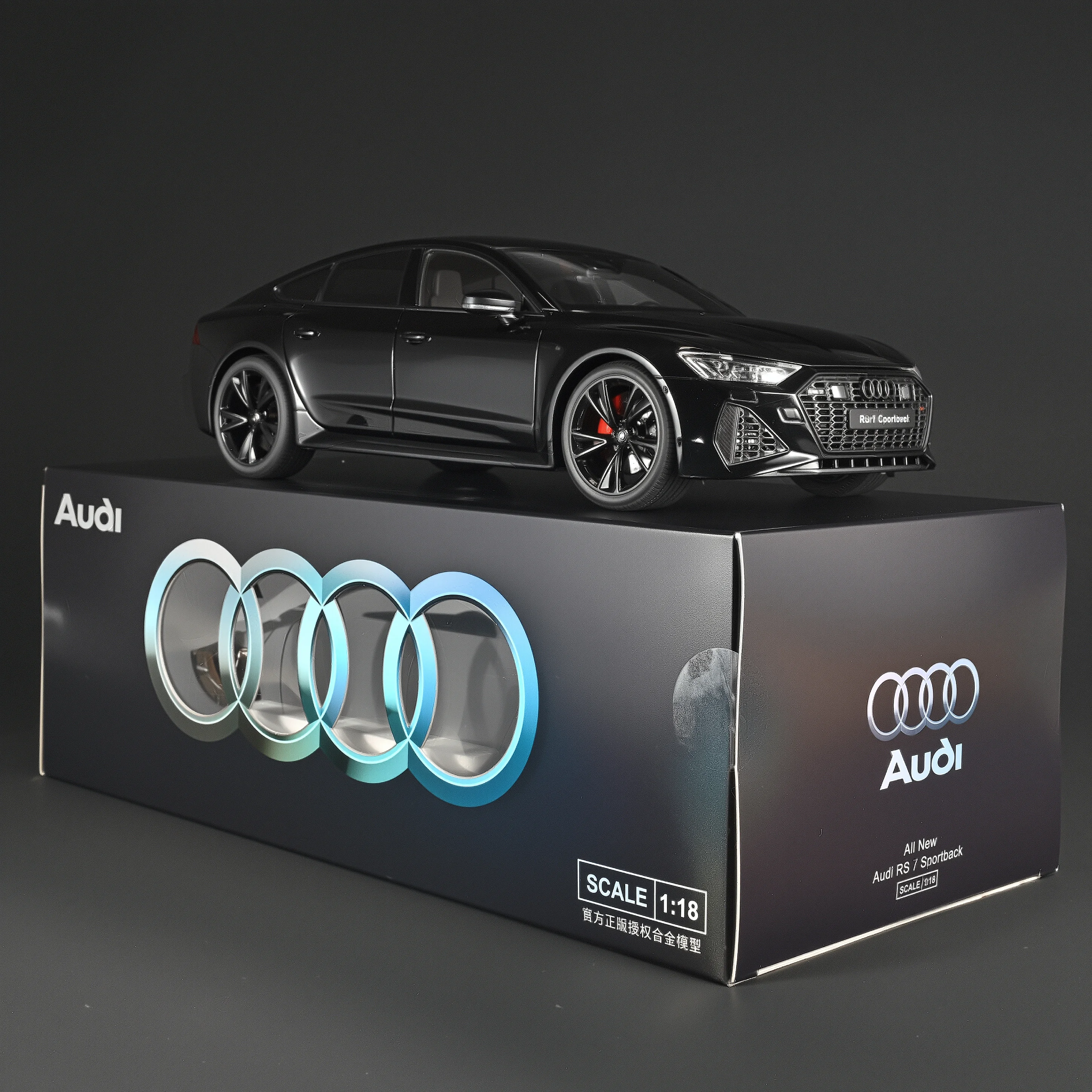 1:18 AUDI RS7 Sportback Coupe Remote Control Alloy Diecast Model 