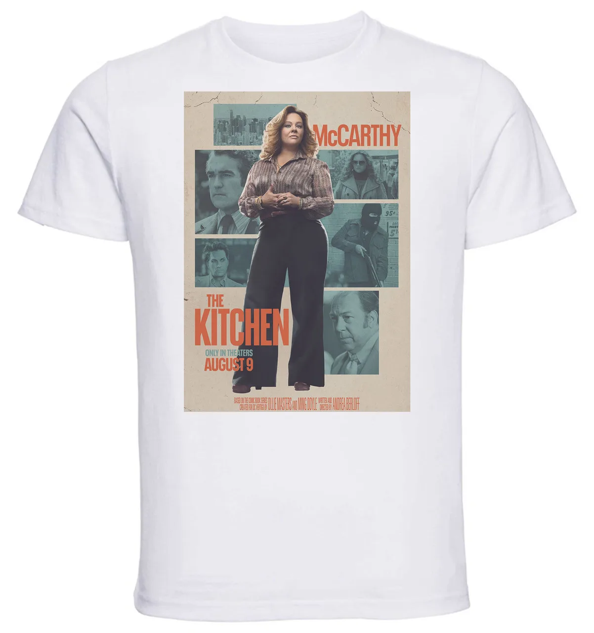 T-Shirt Unisex White Playbill the kitchen le regine del crimine variant 2