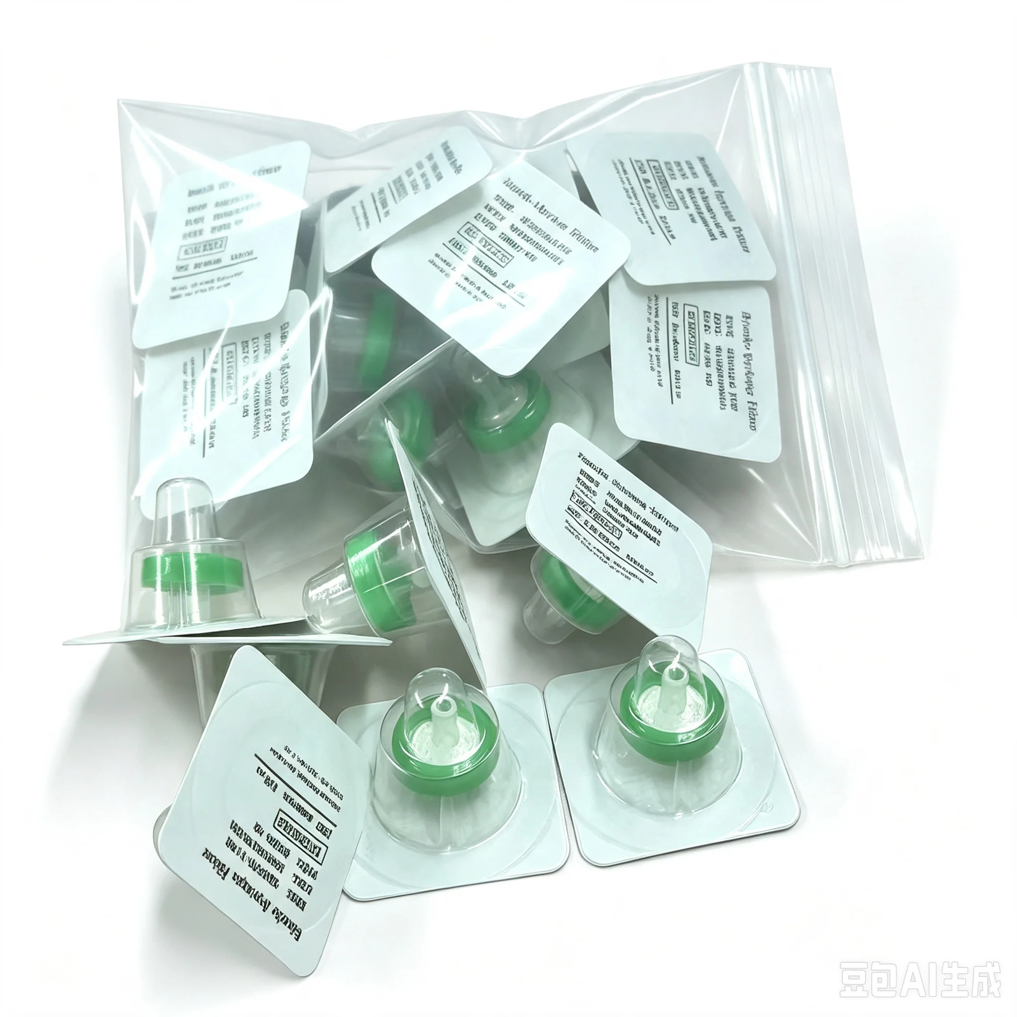 Sterile PES Syringe Filter 13mm 0.22um Individually Package Selling in Small Quantities 10pcs/bag image 3