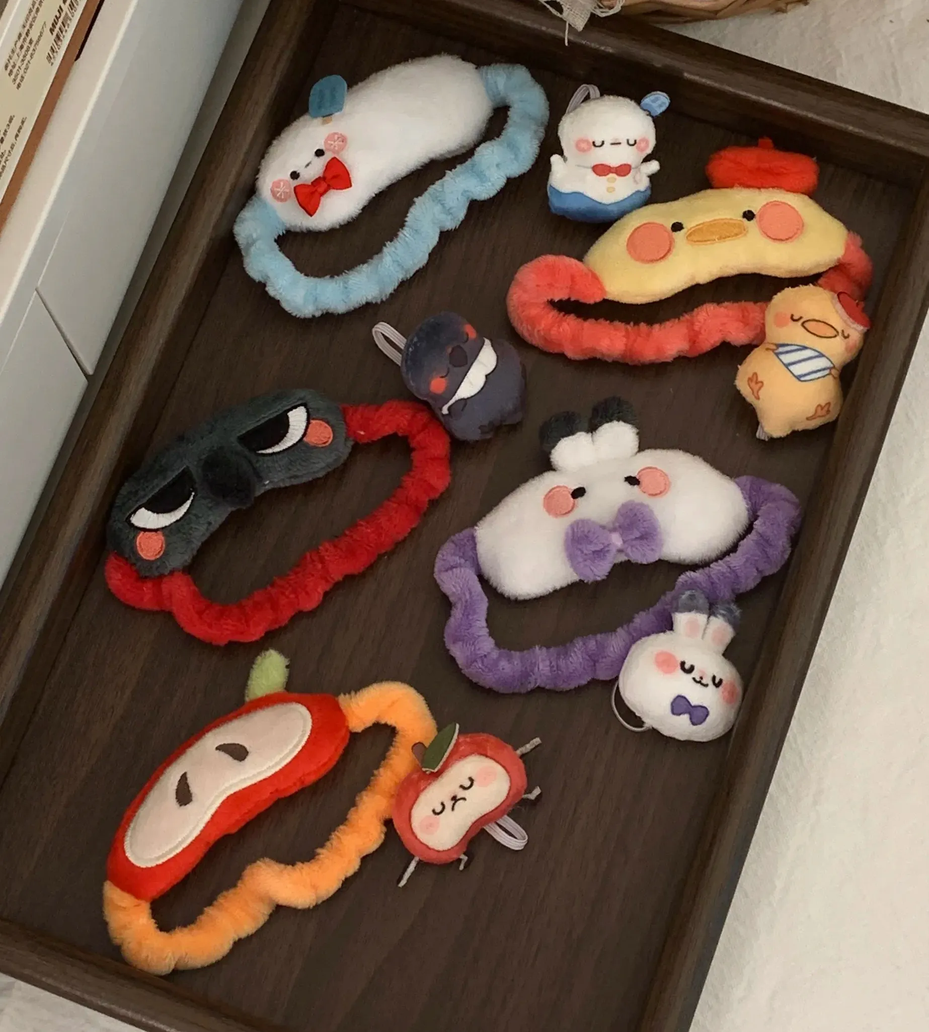10cm Eye Mask Love and Deepspace  Sylus Rafayel Zayne Xavier Costume Suit Stuffed Plushies Plush Doll Accessories Anime Toy Kid
