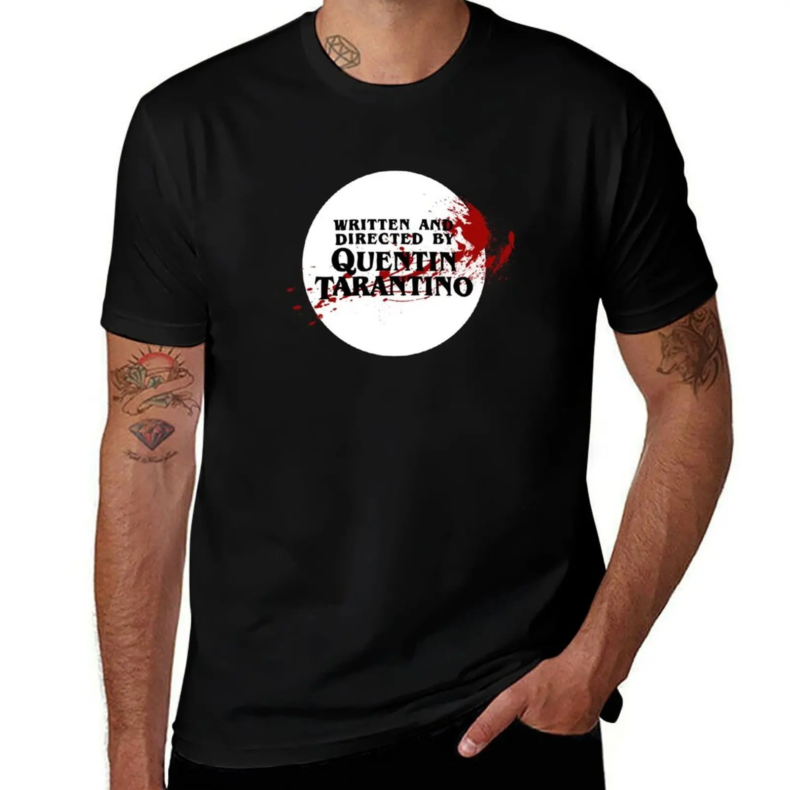 quentin-tarantino-transparent-t-shirt-gym-exercise-short-sleeve-t-shirt