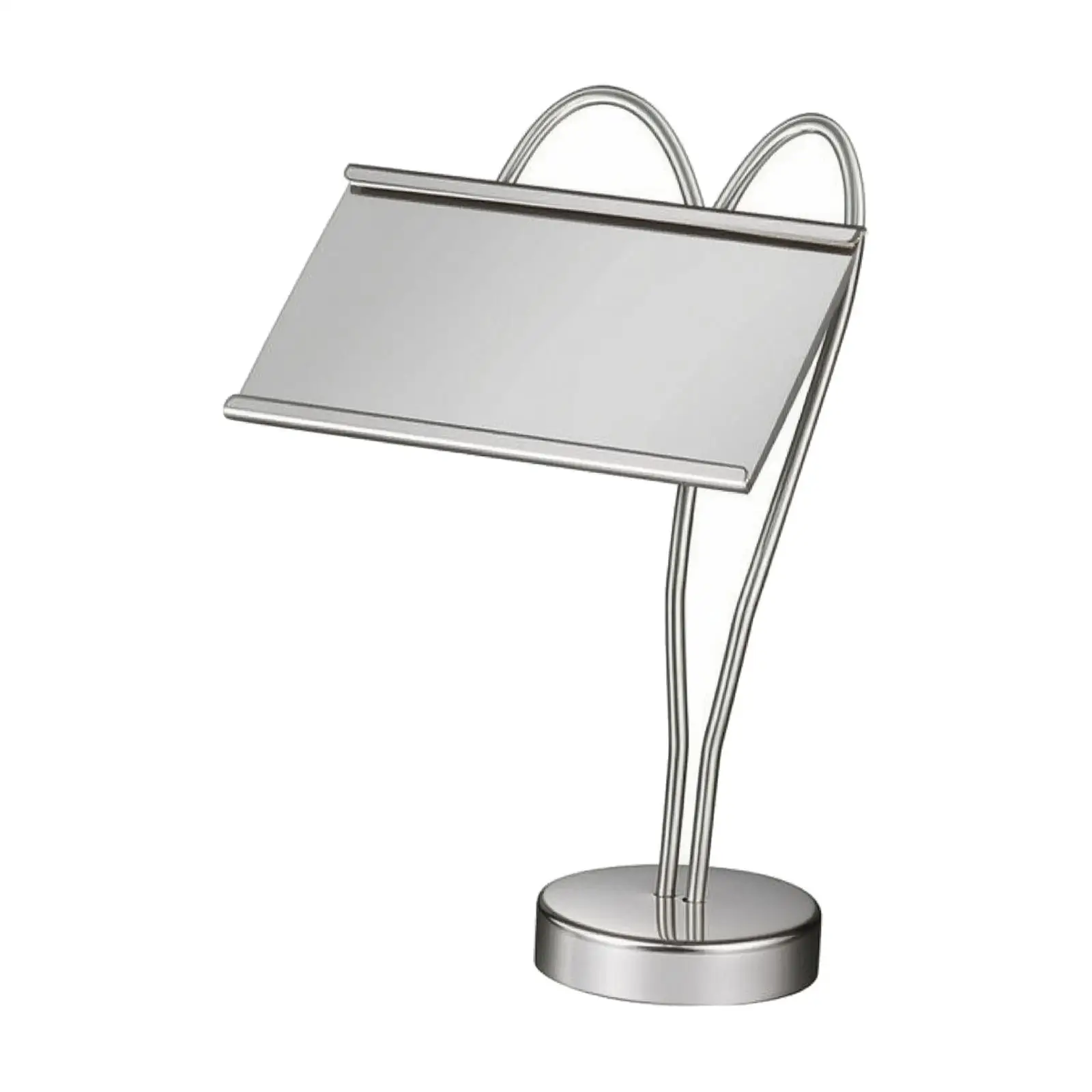Stainless Steel Menu Card Stand for Restaurant Table Display Holder Weighted Base Banquet Sign Card Stand