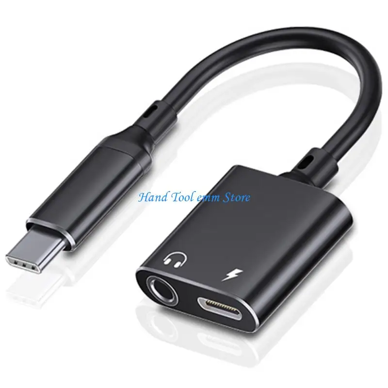 H37F Lightweight Type C To 3.5mm Charging Adapter Cable Aluminum Alloy Converter Line