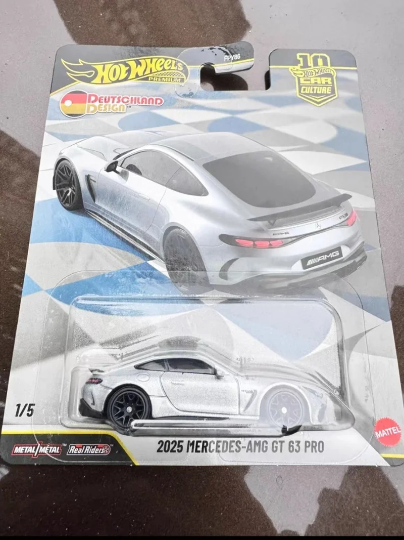 New Stock Hot Wheels Premium Diecast Car Model Deutschland Design Series FPY86 1/64 Scale Alloy Collectible Toy Car Model Gift