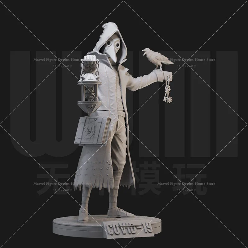 1/24 1/18 Scale Plague Doctor Bird Beak Isolation Kit Expel Diseases Survival Hope DIY Self-assembled 3D Resin Un-panited Dolls