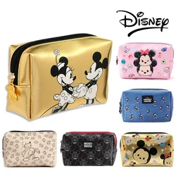 Disney Mickey Mouse borsa trucco Storage Bag Cartoon impermeabile portatile bambini moda cerniera borsa Anime carino articoli da toeletta Pouch