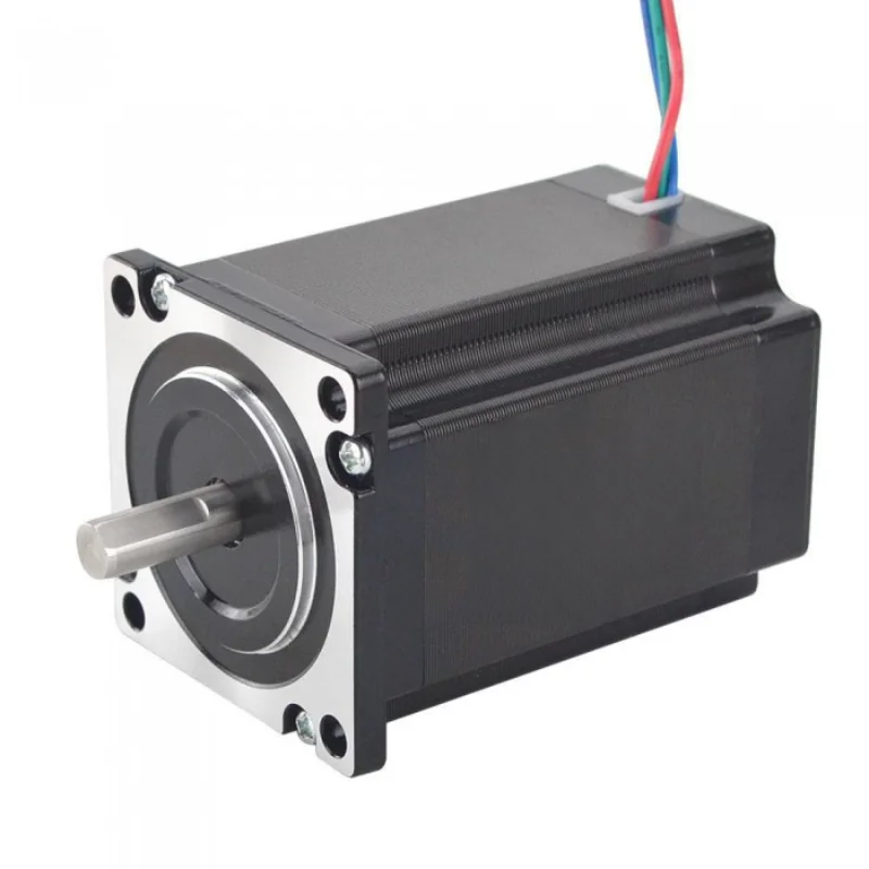 57mm NEMA23 3A 2Phase 0.64N 1.35N 2.3Nm 3.1N 3.6Nm 4-Lead Stepper Motor with 8mm Single Shaft For CNC Engraver Router 3D Printer