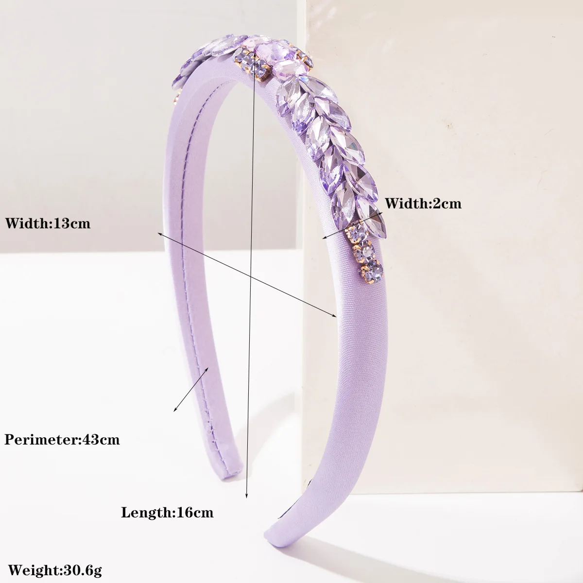 Ytterbium hair band new Japanese and Korean hot-selling geometric pattern fresh and sweet solid color water drop thin edge head