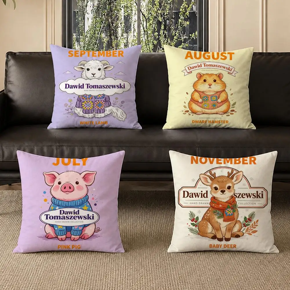 fashion Dawid Tomaszewski Cushion Cover Pillow Short Plush Pillow Modern Minimalist Style for Living Room Bedroom Gift Giving