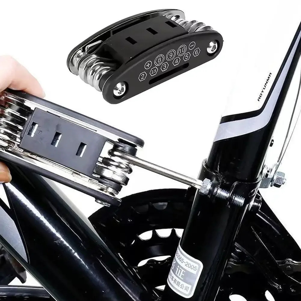 

Bicycle 16 in 1 repair tool Bicycle Portable Folding Multipurpose Wrench Bike Tire Repair Tool Bicycle Repair Tools