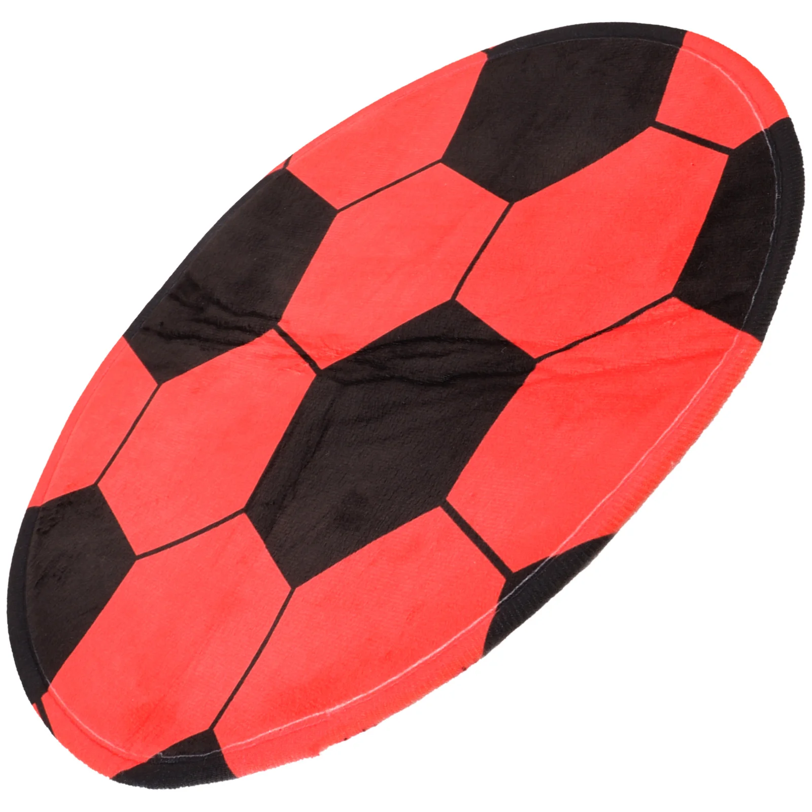 

Round Soccer Rug Non-Slip Floor Mat For Bedroom Living Room Chair Bath Door Area Playroom Rug Decor Football Pattern